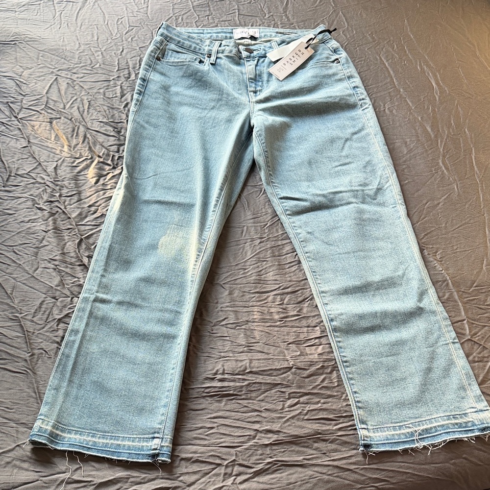 PARKER SMITH Light Blue Straight-Leg Jeans
